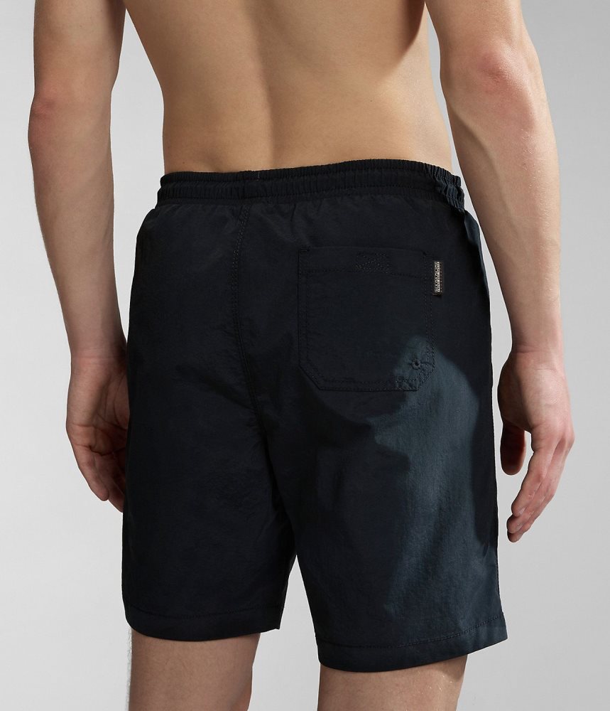 Napapijri Iaato Summer Trunks Zwembroek Heren Zwart | 0917568-GT