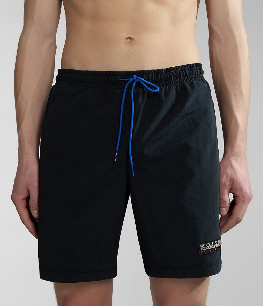 Napapijri Iaato Summer Trunks Zwembroek Heren Zwart | 0917568-GT