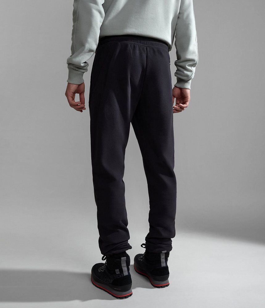 Napapijri Iceberg Joggers Joggingbroek Heren Zwart | 1025849-KJ