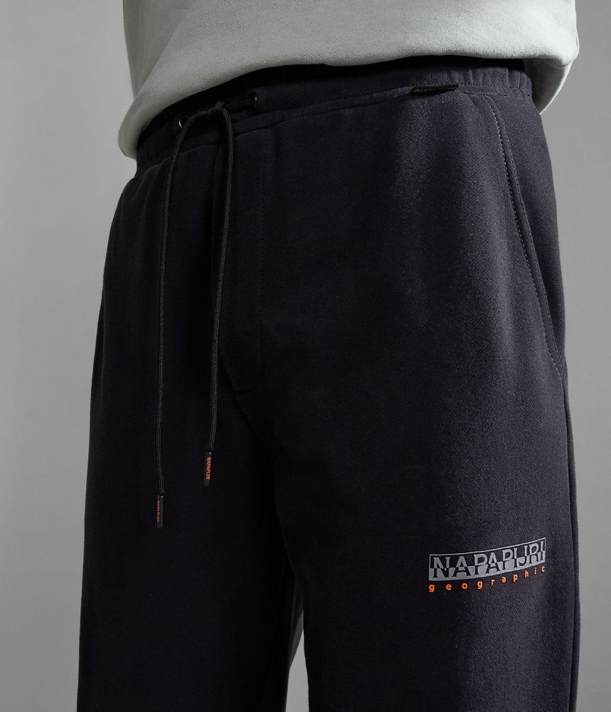 Napapijri Iceberg Joggers Joggingbroek Heren Zwart | 1025849-KJ