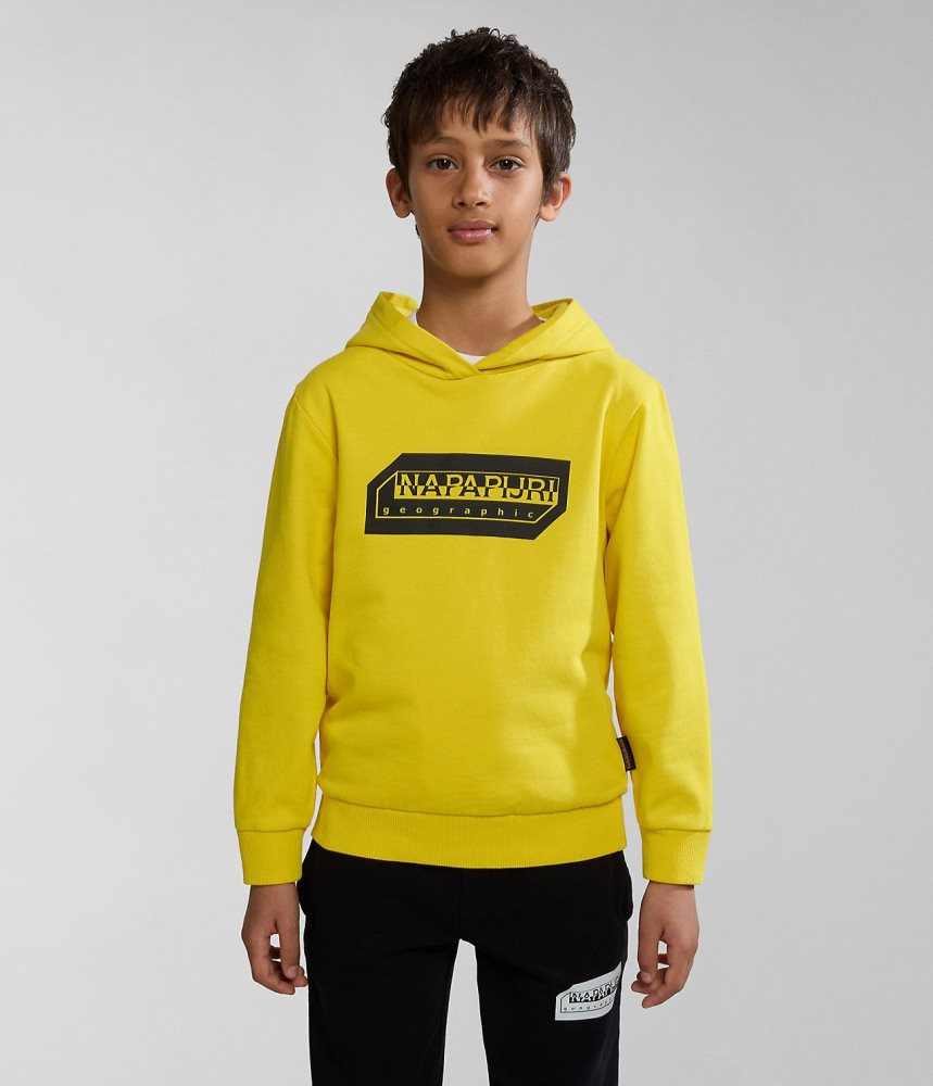 Napapijri Kitik Hoodie (4-16 YEARS) Hoodie Kinderen Geel | 3572648-NU