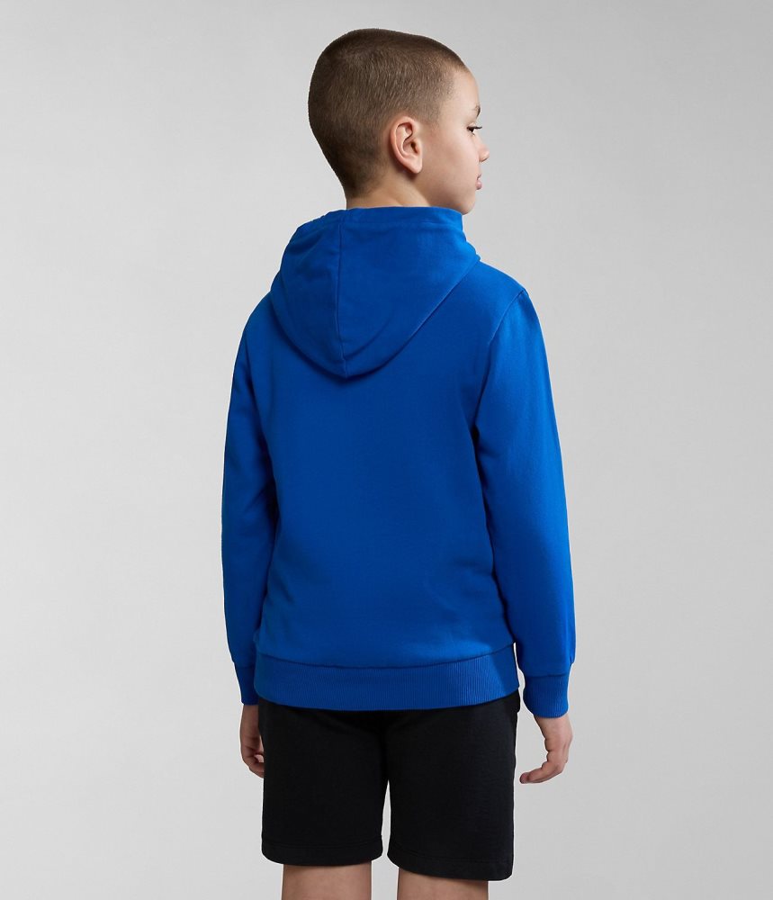 Napapijri Kitik Hoodie (4-16 YEARS) Hoodie Kinderen Blauw | 6015423-OD