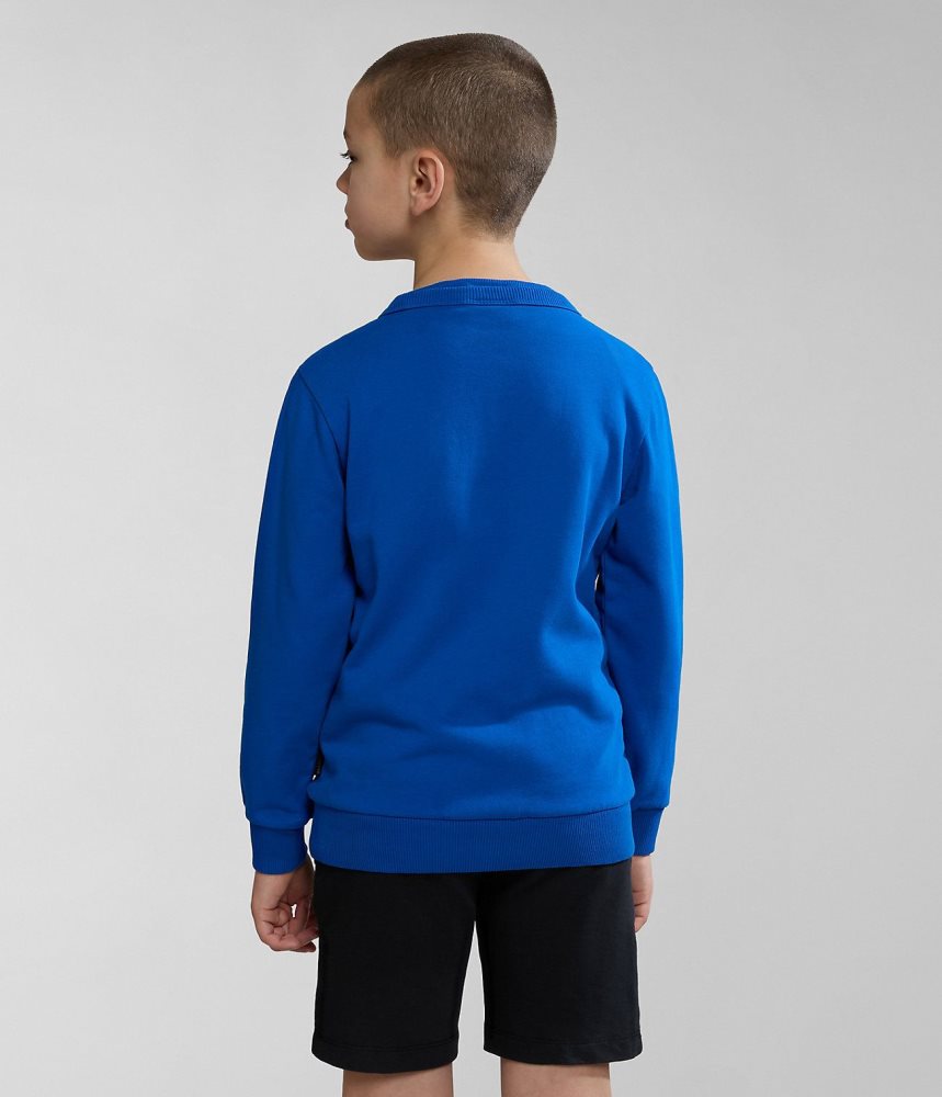 Napapijri Kitik Sweatshirt (4-16 YEARS) Sweatshirts Kinderen Blauw | 5280416-WX