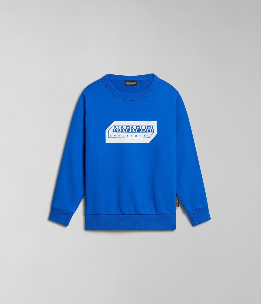 Napapijri Kitik Sweatshirt (4-16 YEARS) Sweatshirts Kinderen Blauw | 5280416-WX