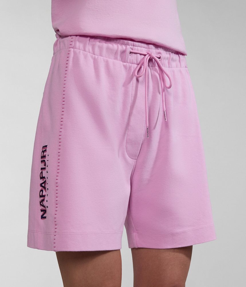 Napapijri Kreis Bermuda Shorts Korte Broek Dames Roze | 9378062-LF