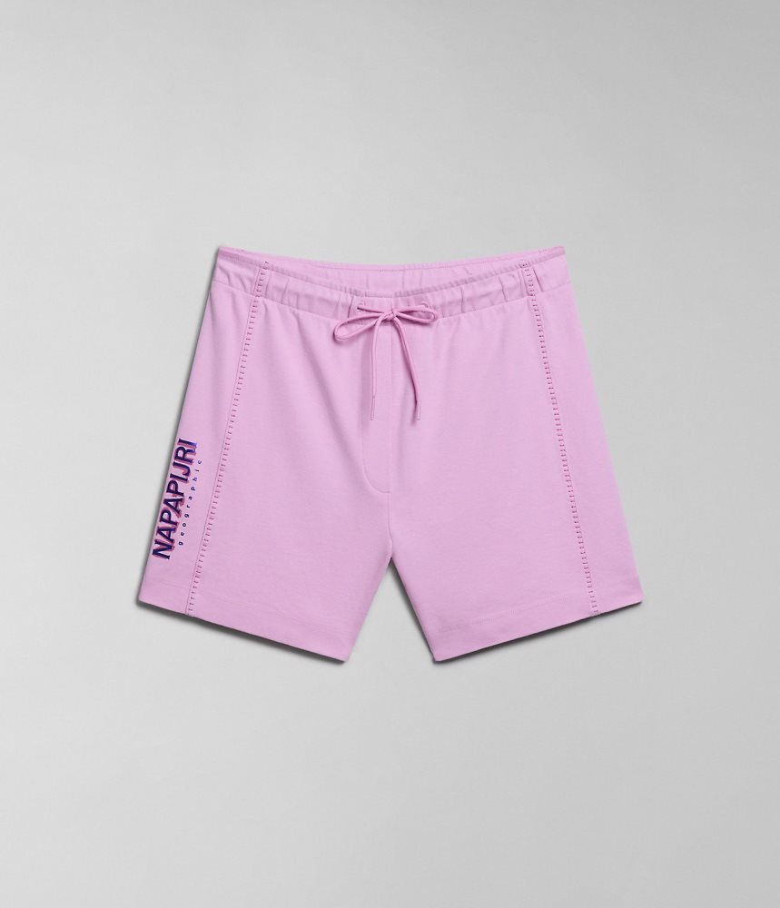 Napapijri Kreis Bermuda Shorts Korte Broek Dames Roze | 9378062-LF