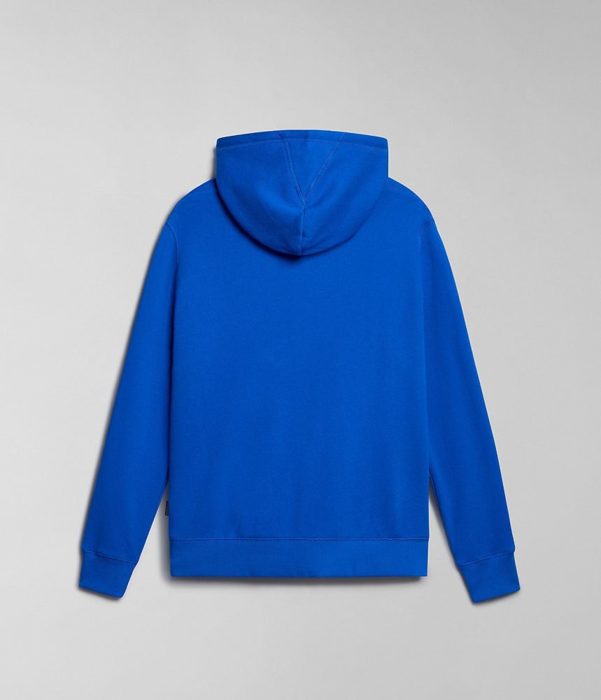 Napapijri Kreis Hoodie Hoodie Heren Blauw | 1729504-BW