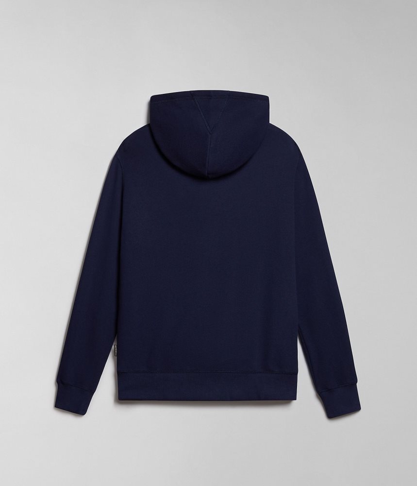 Napapijri Kreis Hoodie Hoodie Heren Donkerblauw | 0529617-KV