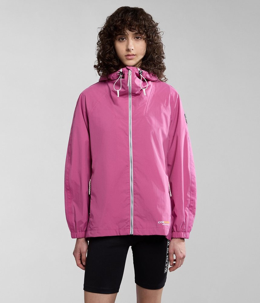 Napapijri Makay Windbreaker Regenjassen Dames Roze | 5680934-OL