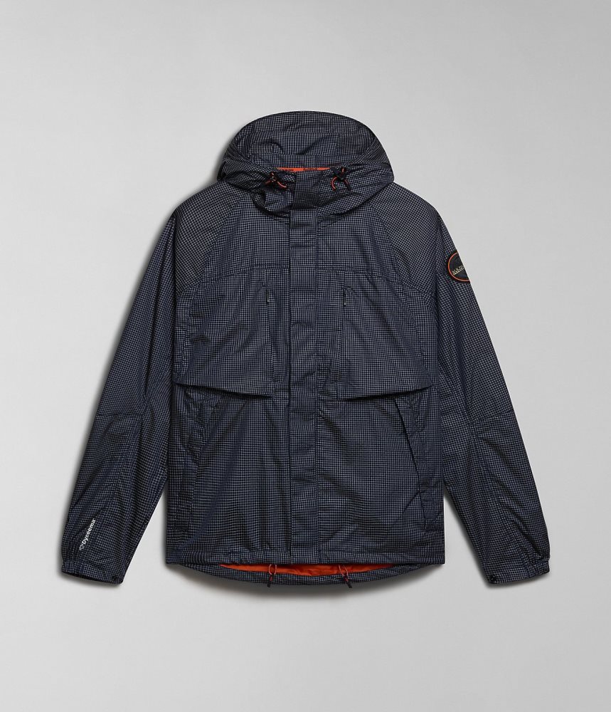 Napapijri Makay Windbreaker with Dyneema Regenjassen Heren Donkerblauw | 0862175-MR