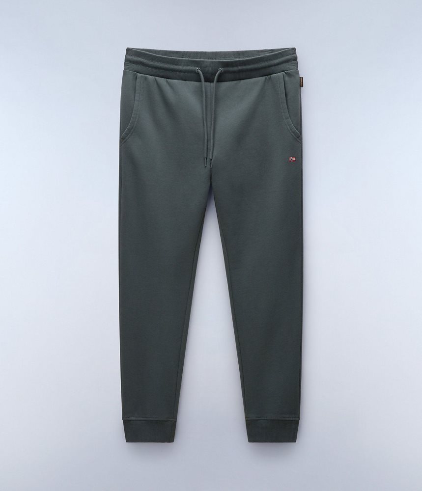 Napapijri Malis Fleece Trousers Joggingbroek Heren Groen | 4138769-RI