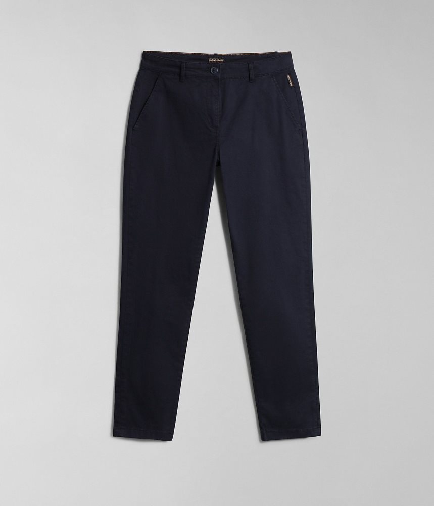 Napapijri Meridian Chino Trousers Chino Broek Dames Donkerblauw | 8216940-KA