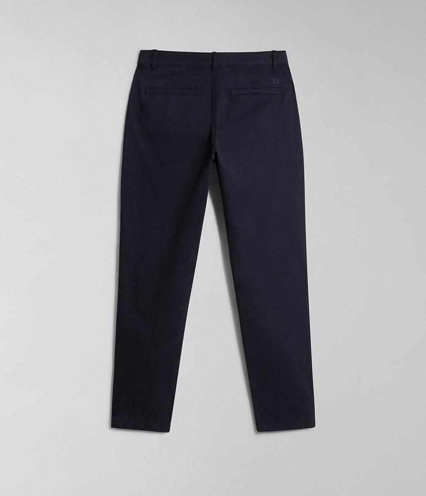 Napapijri Meridian Chino Trousers Chino Broek Dames Donkerblauw | 8216940-KA