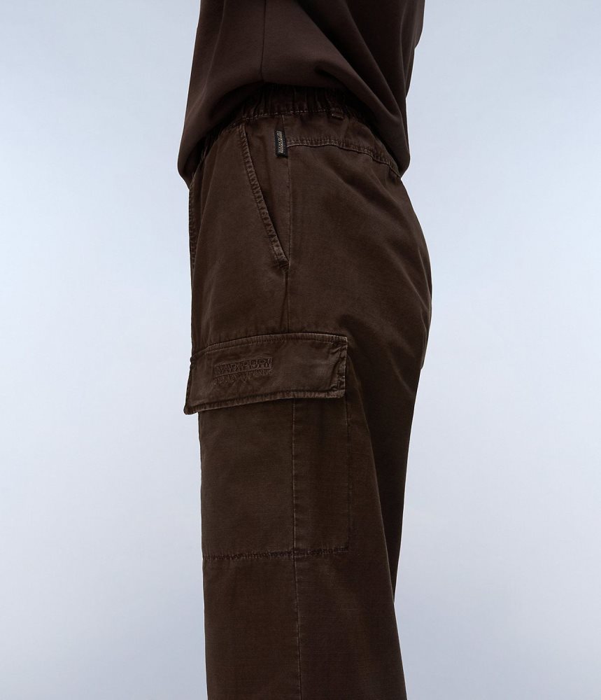 Napapijri Murg Cargo Trousers Cargo Broek Dames Bruin | 2017958-IT