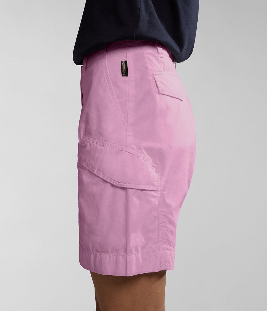 Napapijri Narin Bermuda Shorts Korte Broek Dames Roze | 7491652-CQ