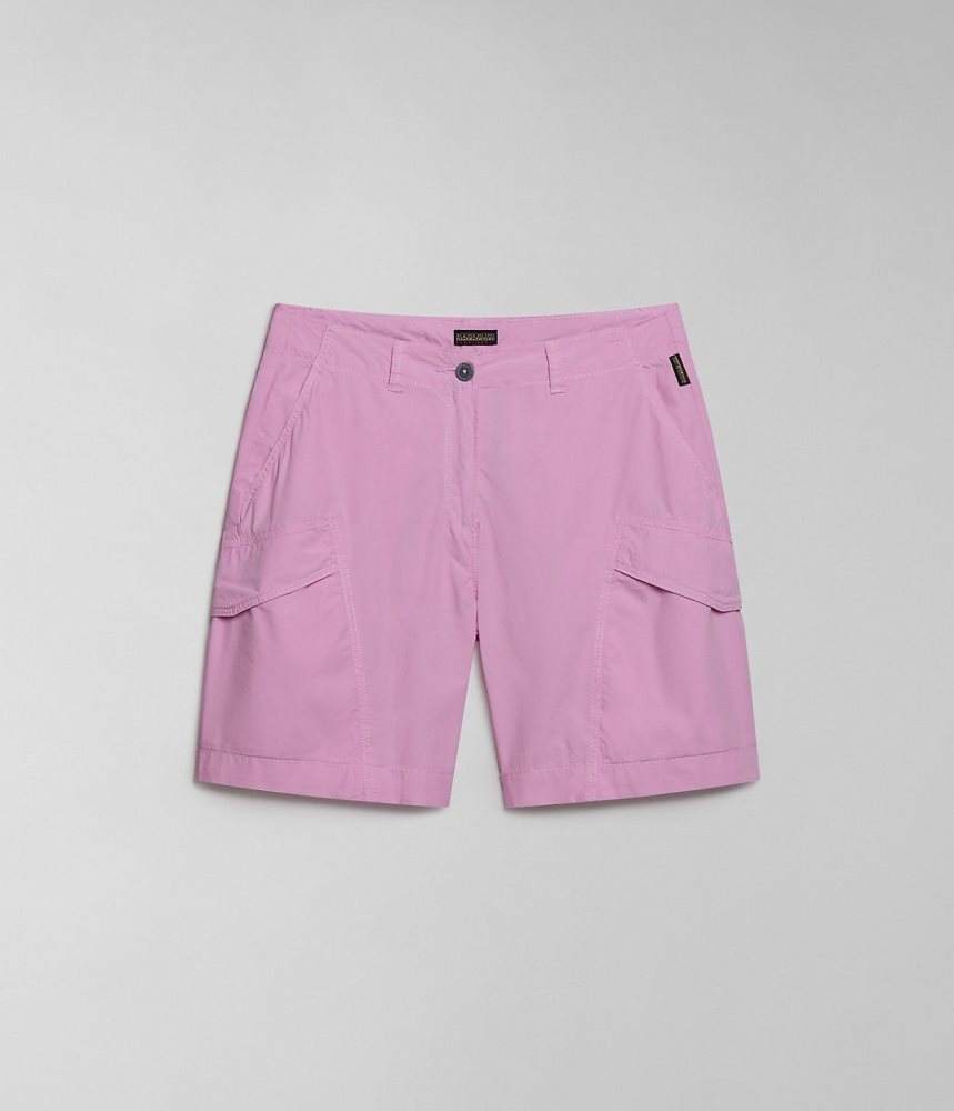 Napapijri Narin Bermuda Shorts Korte Broek Dames Roze | 7491652-CQ