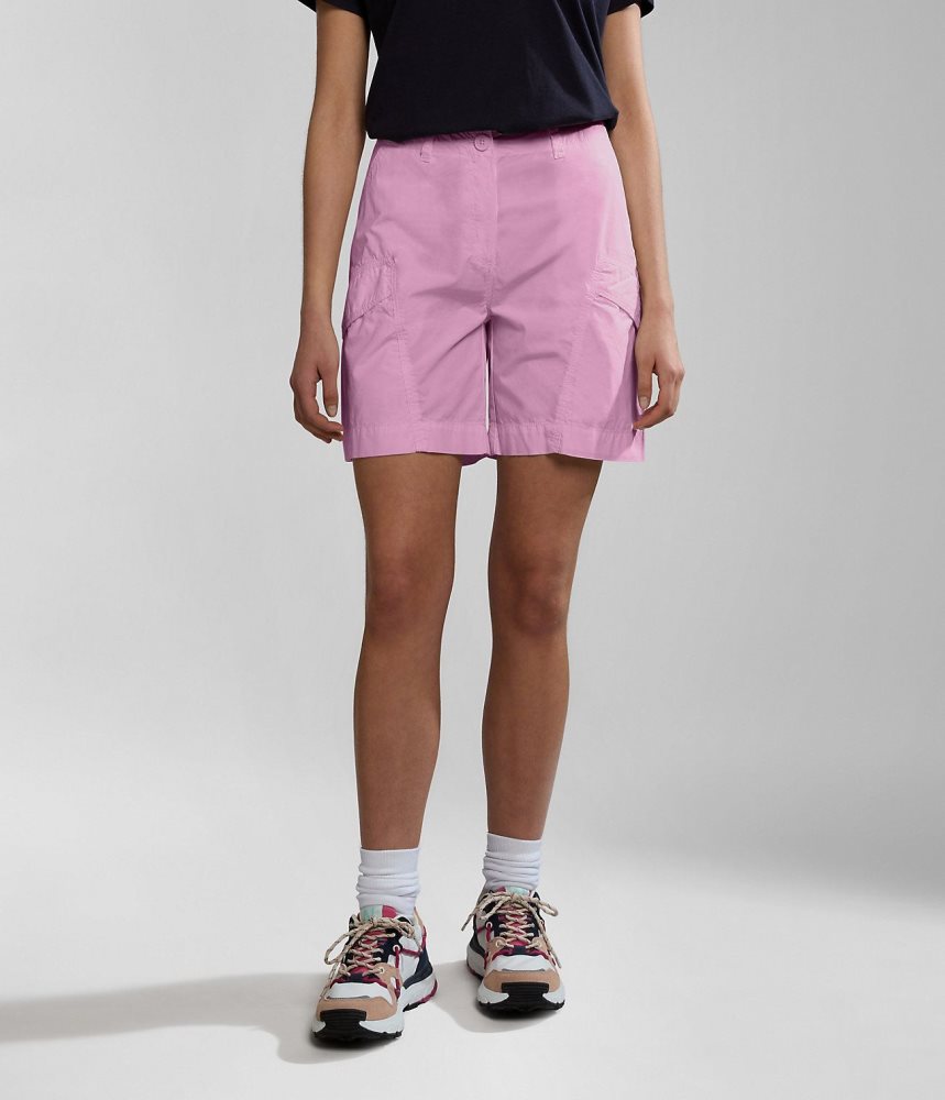 Napapijri Narin Bermuda Shorts Korte Broek Dames Roze | 7491652-CQ