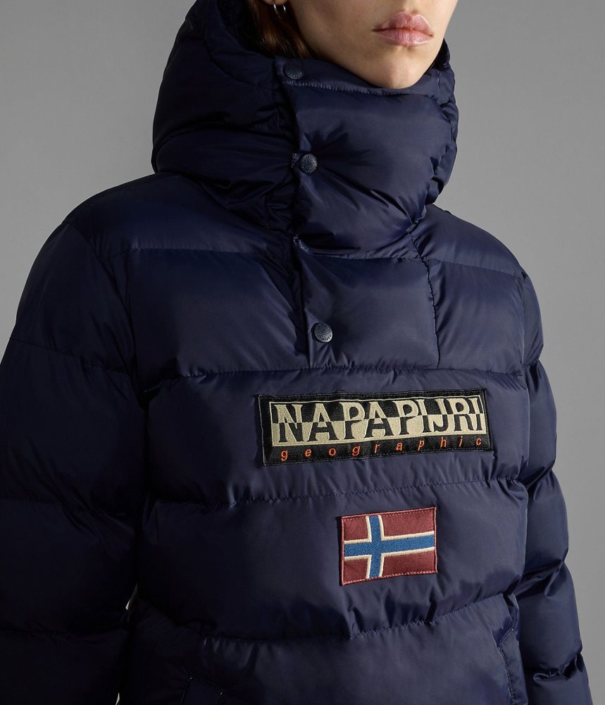 Napapijri Northfarer Puffer Anorak Puffer Jas Dames Donkerblauw | 5093612-GN