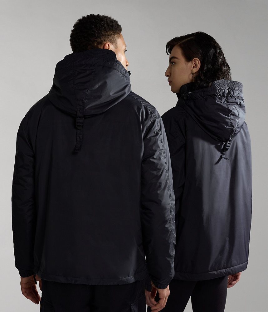 Napapijri Northfarer Winter Anorak Jacket Anoraks Heren Zwart | 9082617-DE