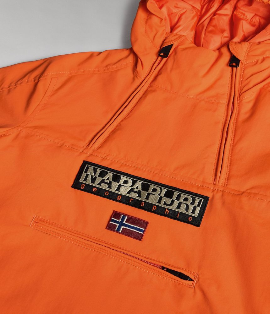 Napapijri Northfarer Winter Anorak Jacket (4-16 YEARS) Regenjassen Kinderen Oranje Rood | 9258603-QH