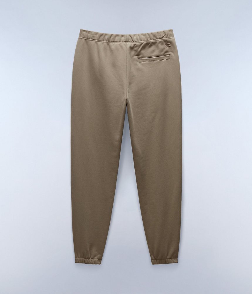 Napapijri Premium Joggers Joggingbroek Heren Beige | 5709862-DP