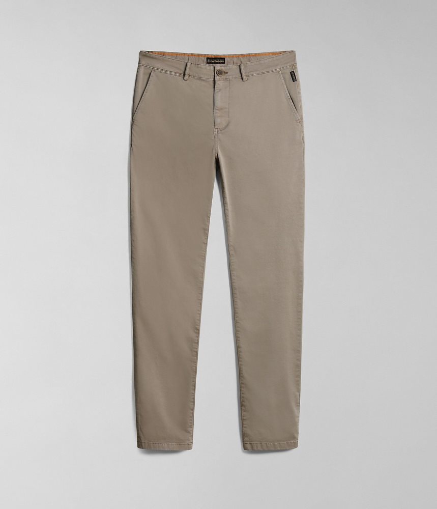 Napapijri Puyo All-Seasons Chino Trousers Chino Broek Heren Beige | 2786031-PR