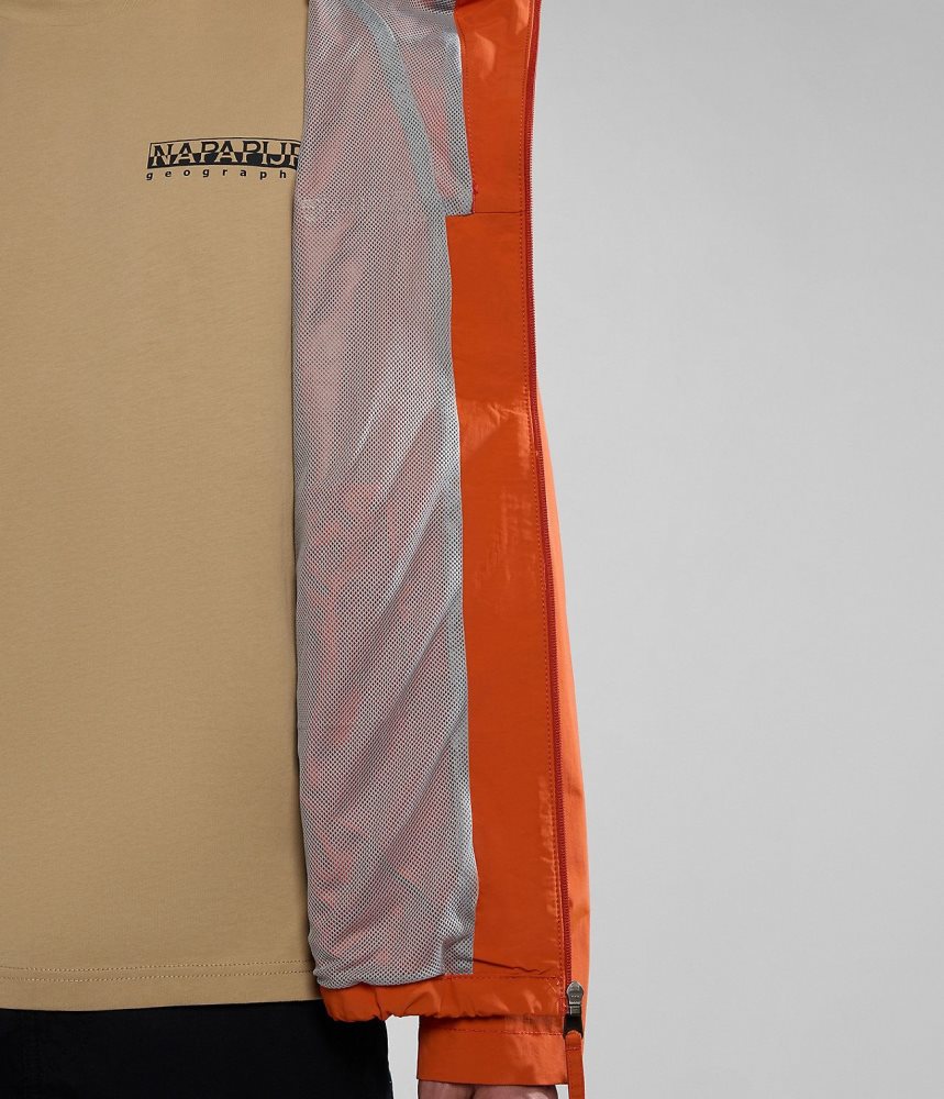 Napapijri Rainforest Open Summer Jacket Regenjassen Heren Oranje | 1583604-IX