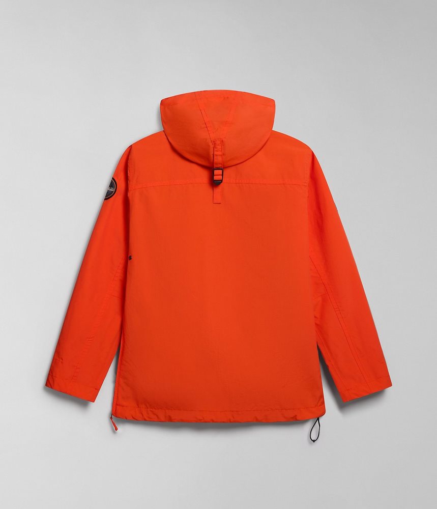 Napapijri Rainforest Pocket Summer Anorak Jacket Windjak Heren Oranje | 3601975-ZU