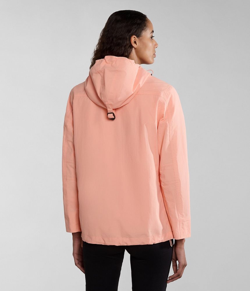 Napapijri Rainforest Pocket Summer Anorak Jacket Windjak Dames Roze | 4823951-HM