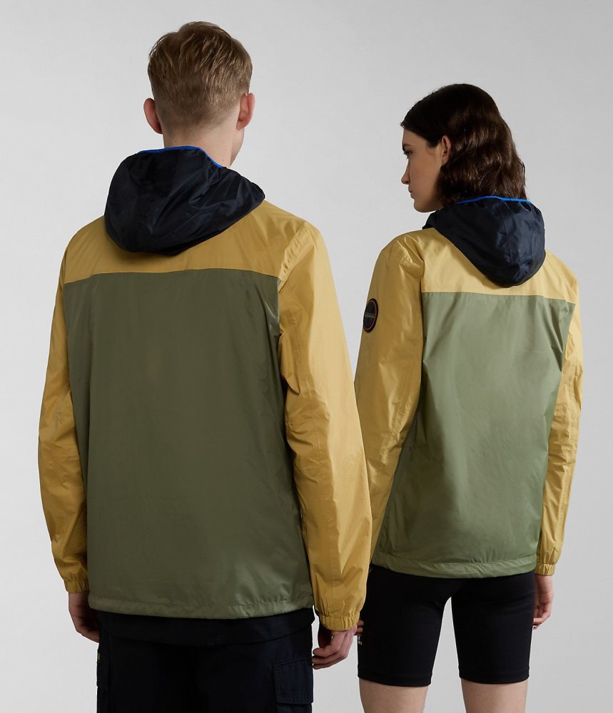 Napapijri Rainforest Ripstop Anorak Jacket - Unisex Windjak Heren Multicolour | 9610287-BL