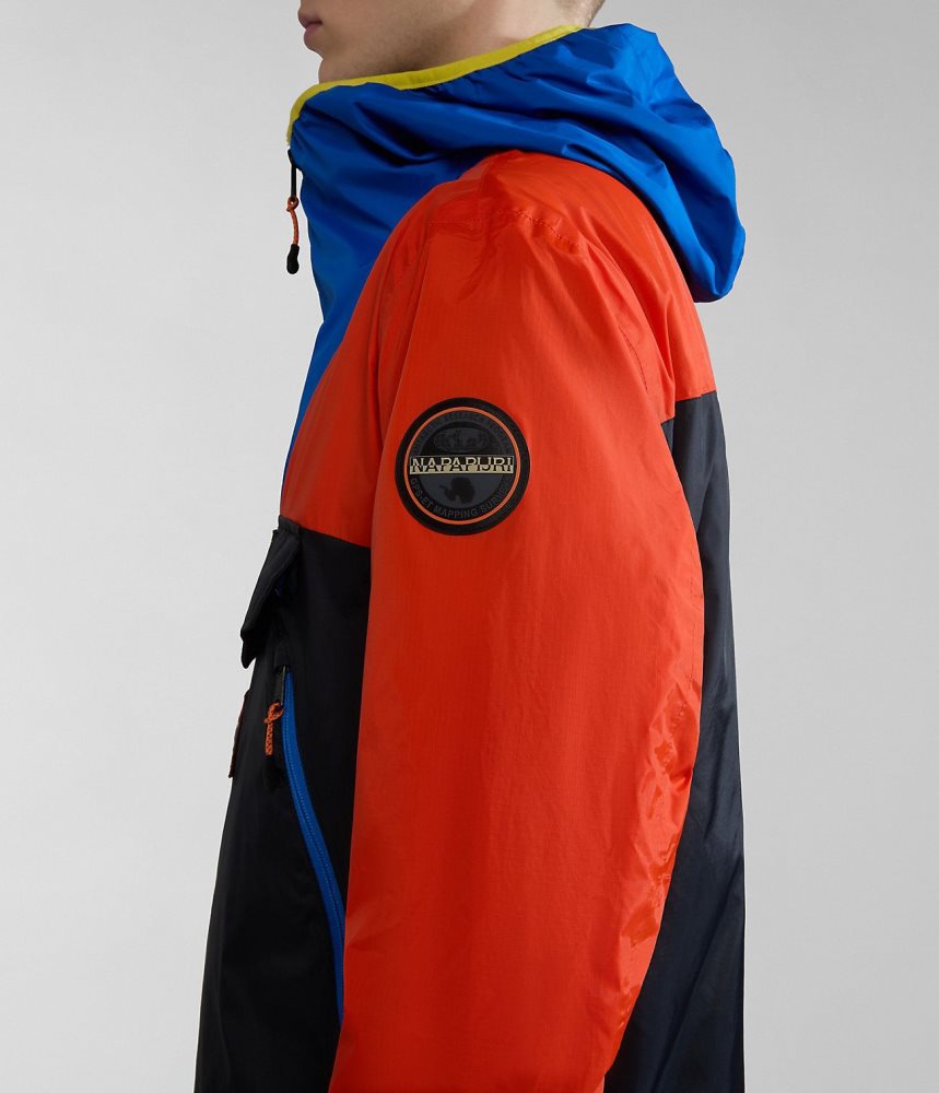 Napapijri Rainforest Ripstop Anorak Jacket - Unisex Regenjassen Heren Multicolour | 1468320-MP