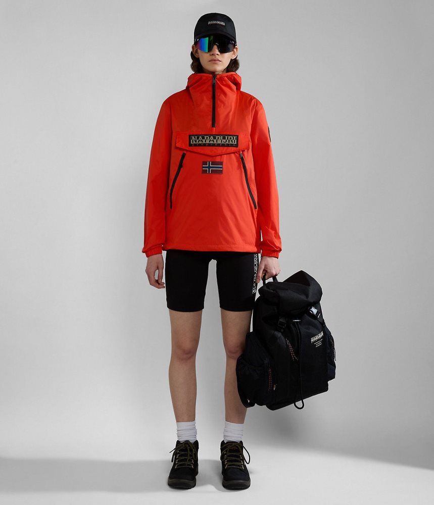 Napapijri Rainforest Ripstop Anorak Jacket - Unisex Windjak Heren Oranje | 6398547-OR