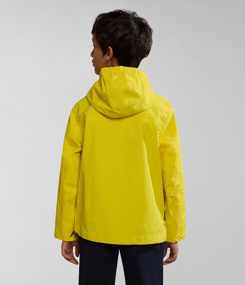 Napapijri Rainforest Summer Anorak Jacket (4-16 YEARS) Regenjassen Kinderen Geel | 0394578-ZS