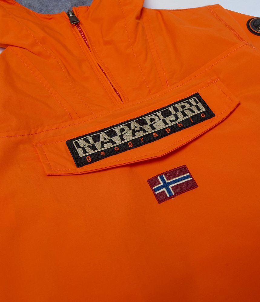 Napapijri Rainforest Winter Anorak Jacket (4-16 YEARS) Regenjassen Kinderen Oranje Rood | 3408695-GO