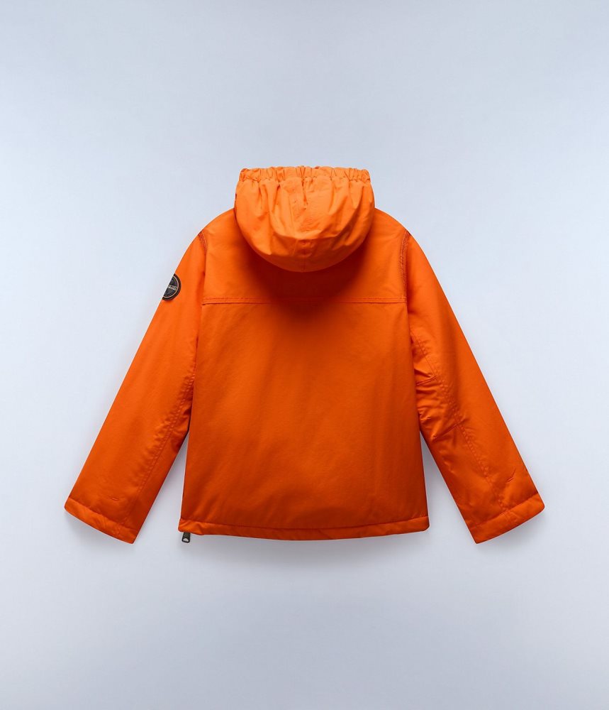 Napapijri Rainforest Winter Anorak Jacket (4-16 YEARS) Regenjassen Kinderen Oranje Rood | 3408695-GO