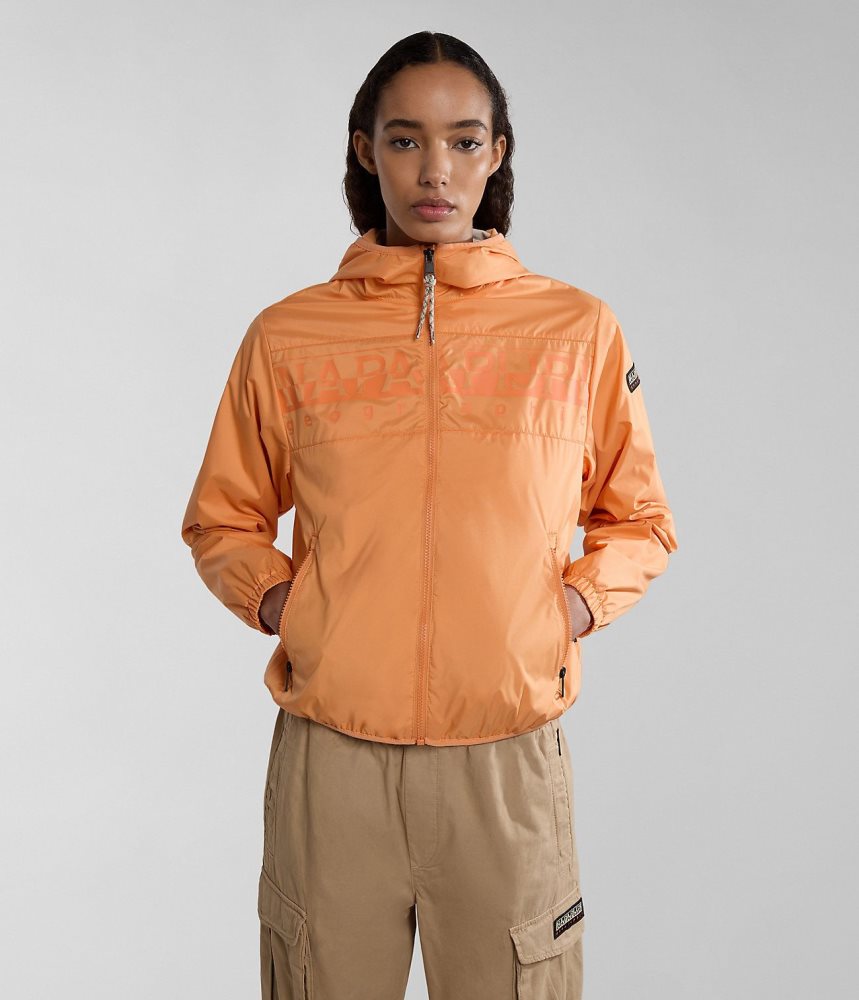 Napapijri Raymi Short Jacket Windjak Dames Oranje | 3872560-FR