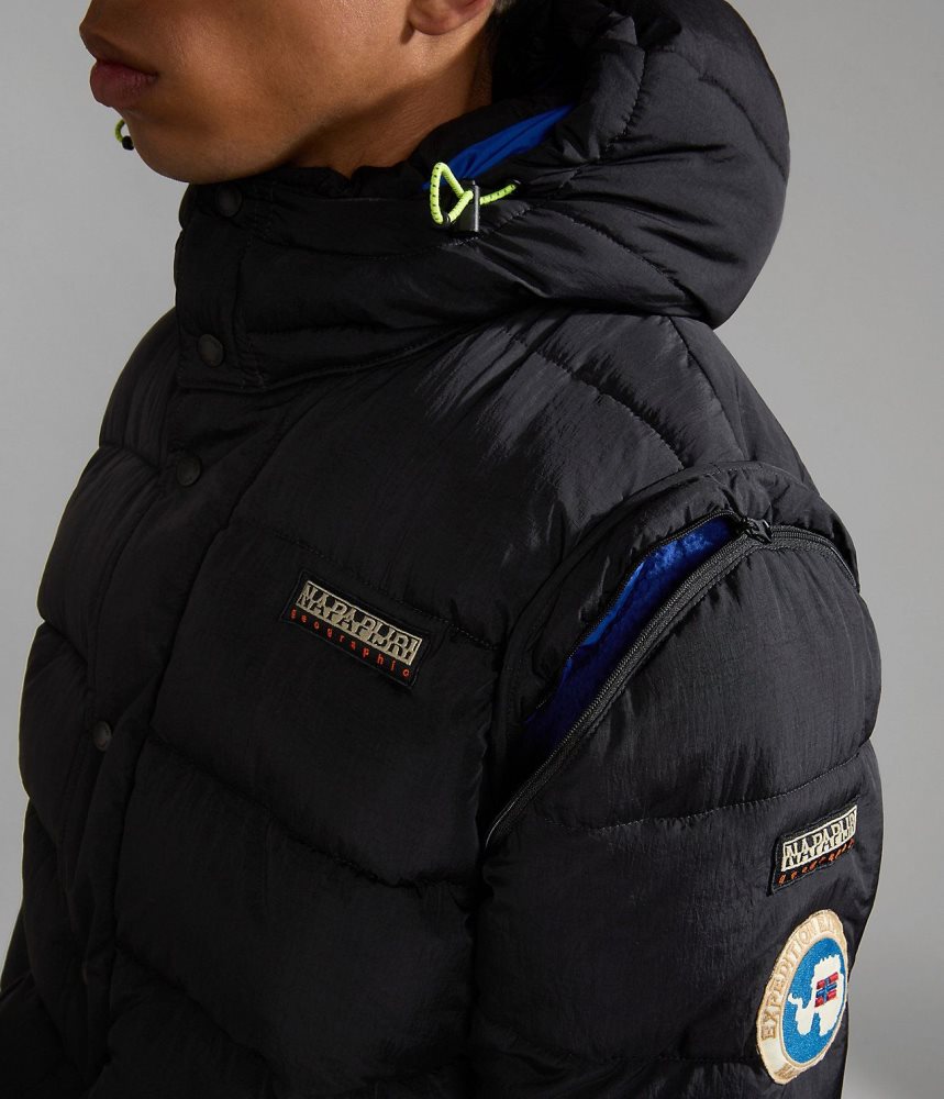 Napapijri Rick Puffer Jacket Puffer Jas Dames Zwart | 9785401-EQ