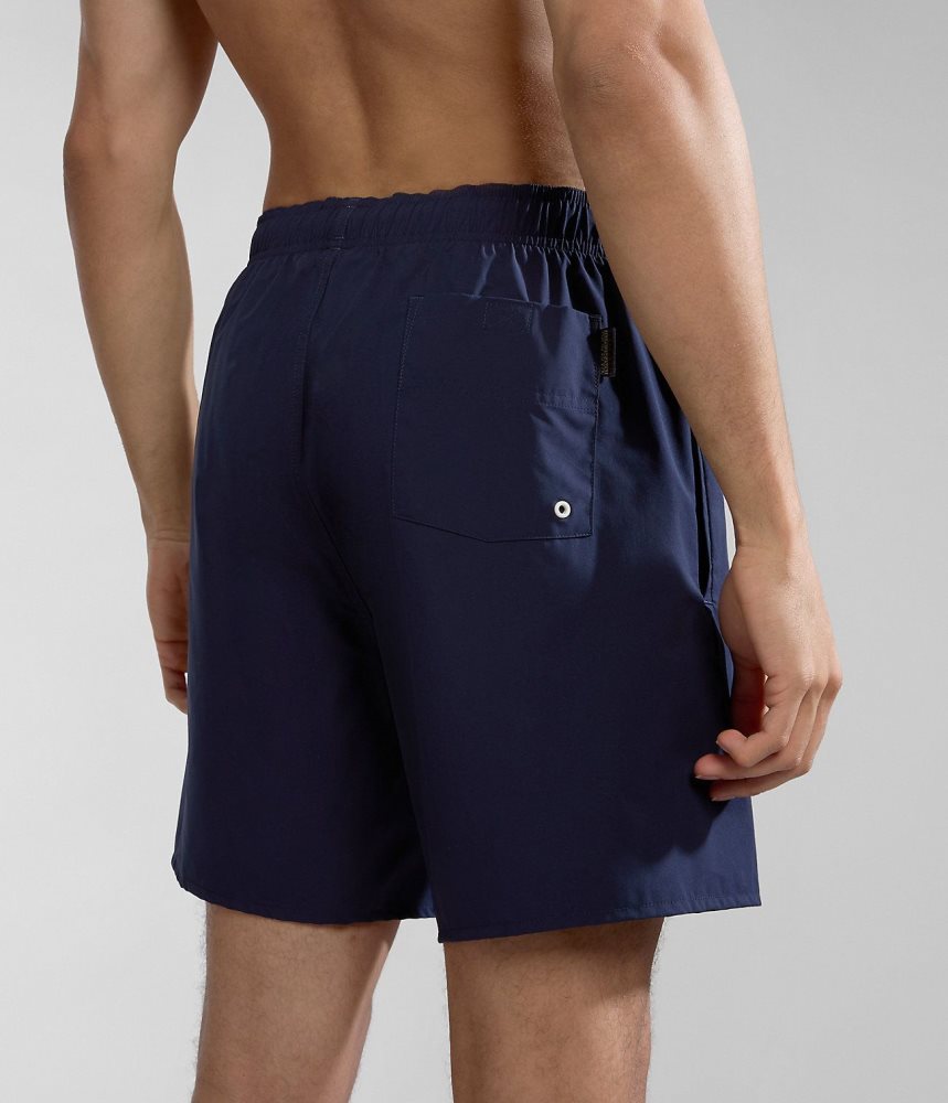 Napapijri Sahtu Swimming Trunks Zwembroek Heren Donkerblauw | 2476835-TF