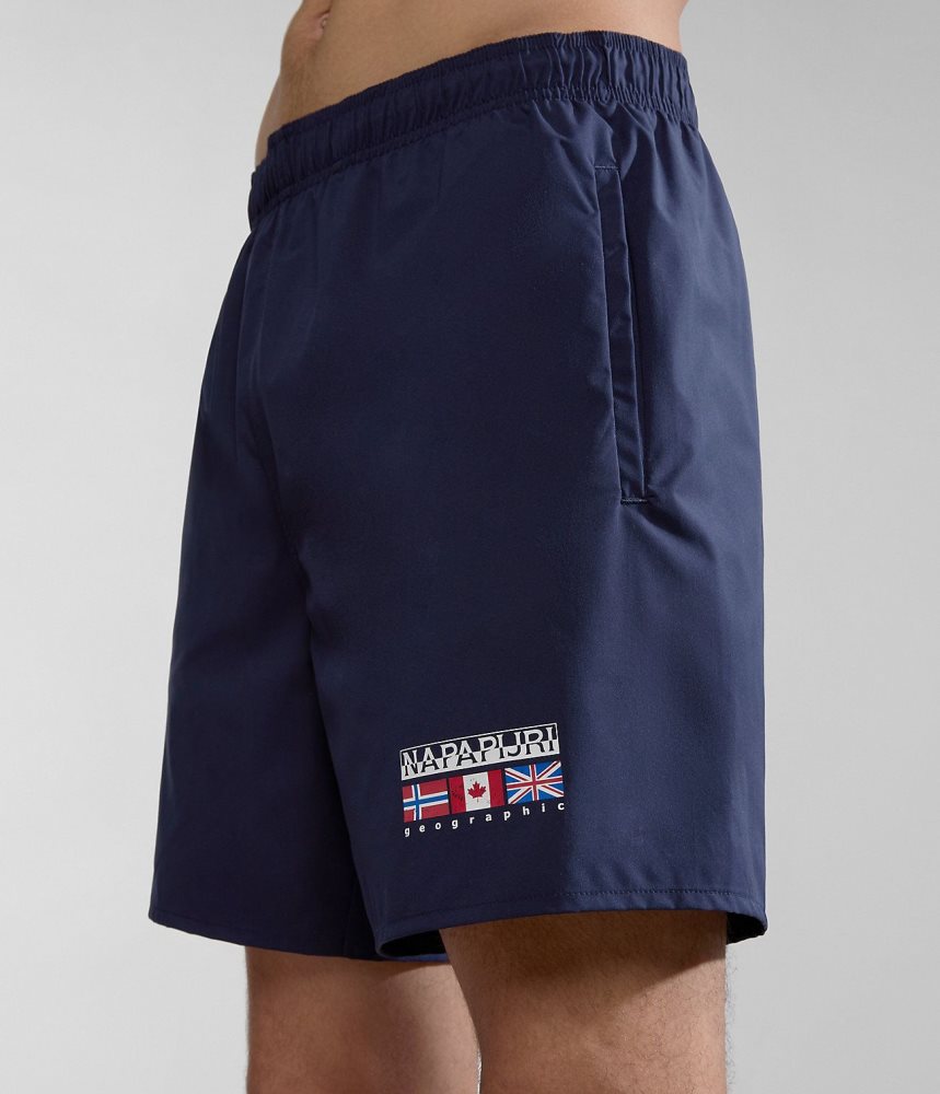 Napapijri Sahtu Swimming Trunks Zwembroek Heren Donkerblauw | 2476835-TF