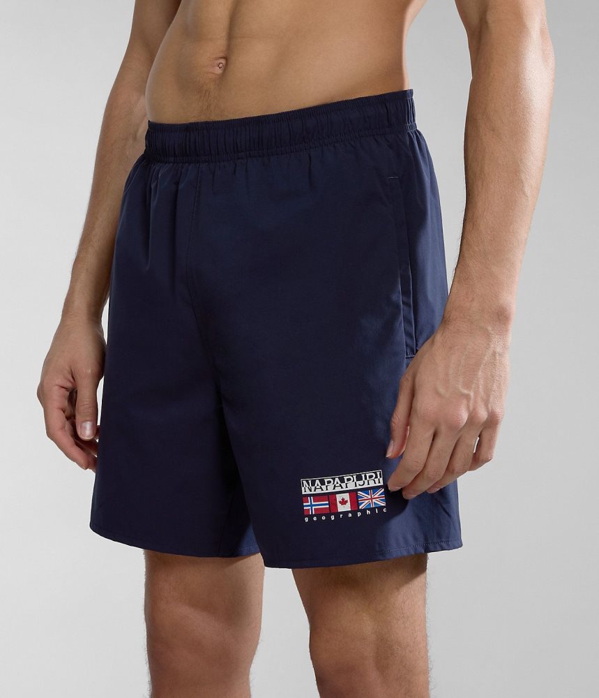 Napapijri Sahtu Swimming Trunks Zwembroek Heren Donkerblauw | 2476835-TF