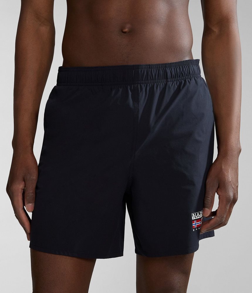 Napapijri Sahtu Swimming Trunks Zwembroek Heren Zwart | 0792164-KG