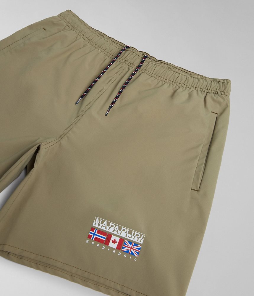 Napapijri Sahtu Swimming Trunks Zwembroek Heren Groen | 7634528-VM