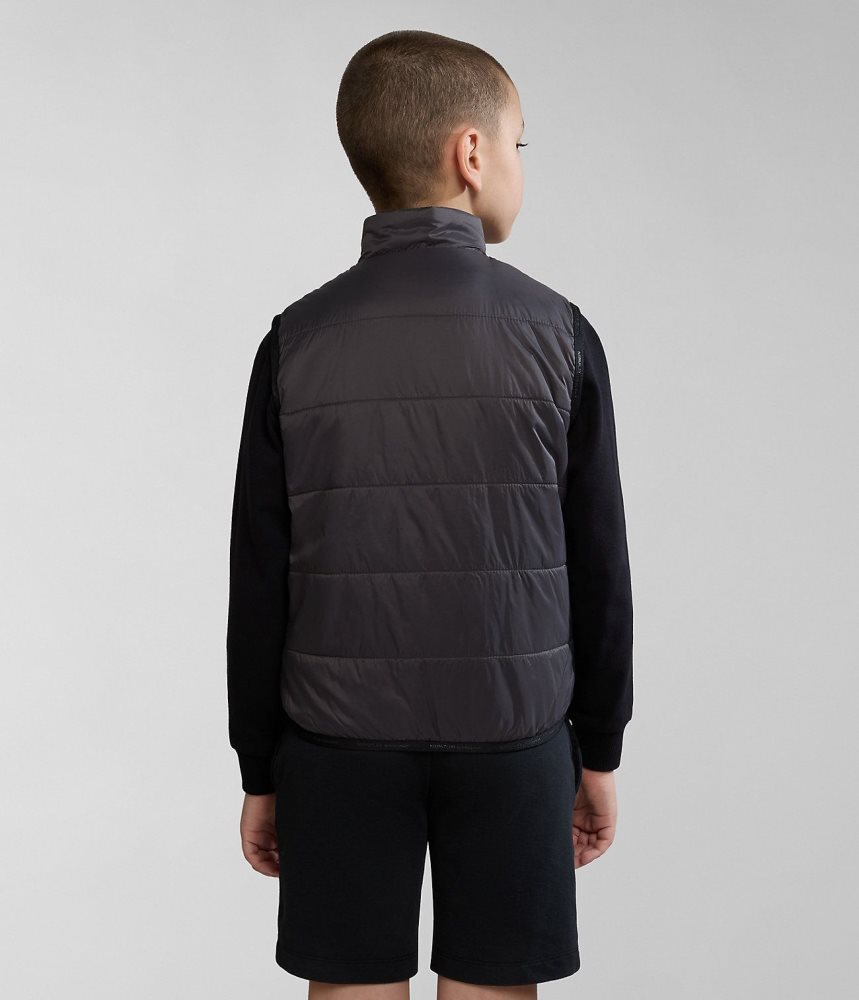 Napapijri Santafe Vest (4-16 YEARS) Gilet Kinderen Donkergrijs | 9125473-MF