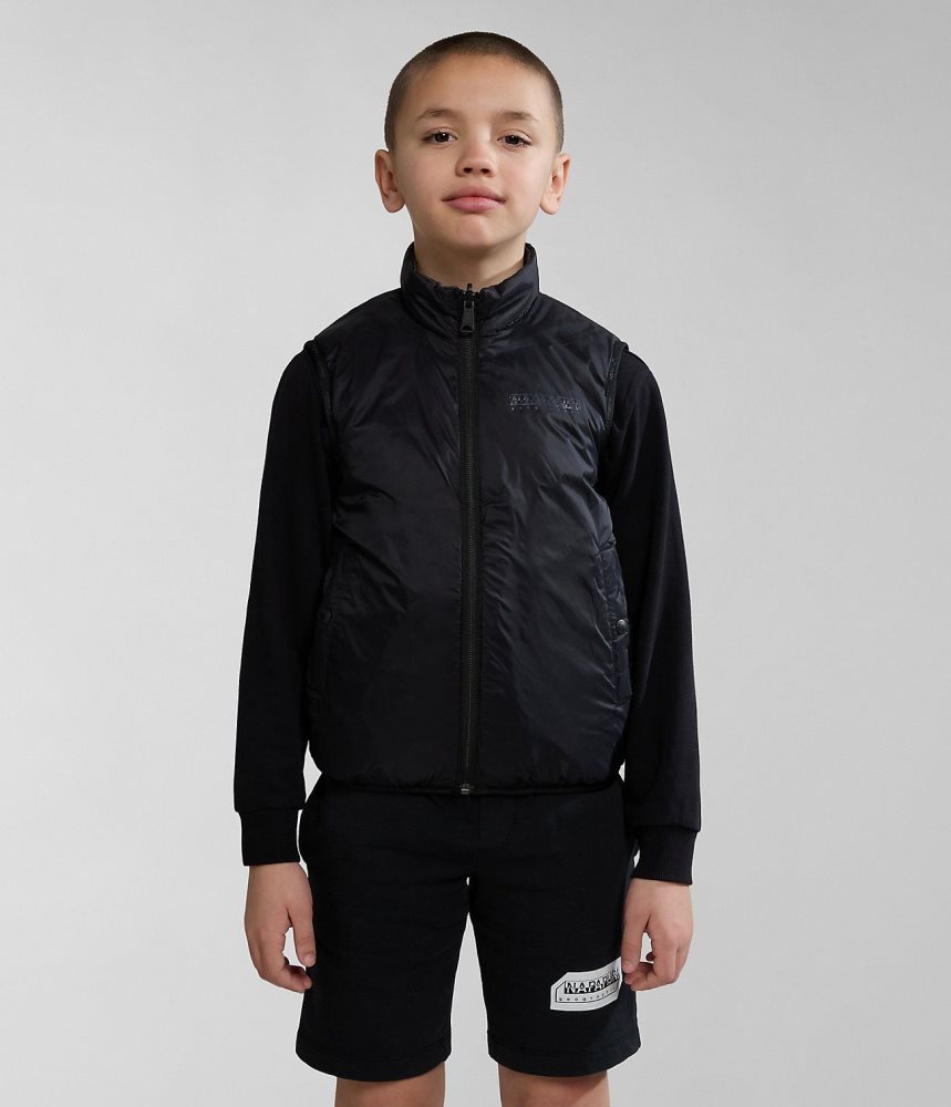 Napapijri Santafe Vest (4-16 YEARS) Gilet Kinderen Donkergrijs | 9125473-MF