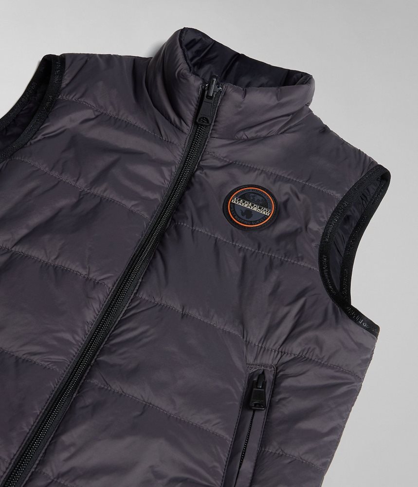 Napapijri Santafe Vest (4-16 YEARS) Gilet Kinderen Donkergrijs | 9125473-MF