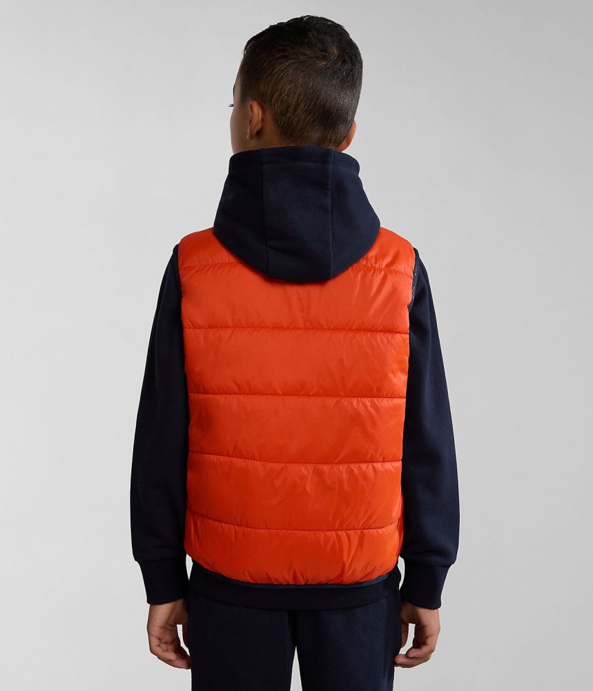 Napapijri Santafe Vest (4-16 YEARS) Gilet Kinderen Oranje | 1083426-ZY