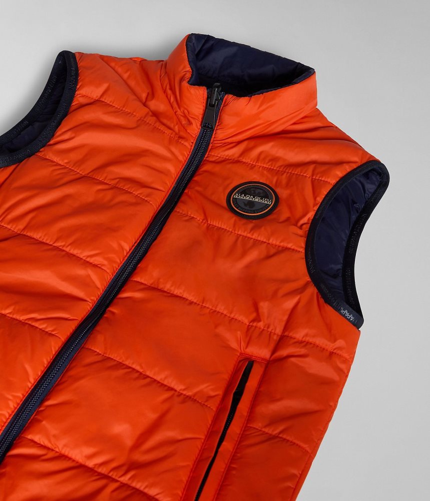 Napapijri Santafe Vest (4-16 YEARS) Gilet Kinderen Oranje | 1083426-ZY