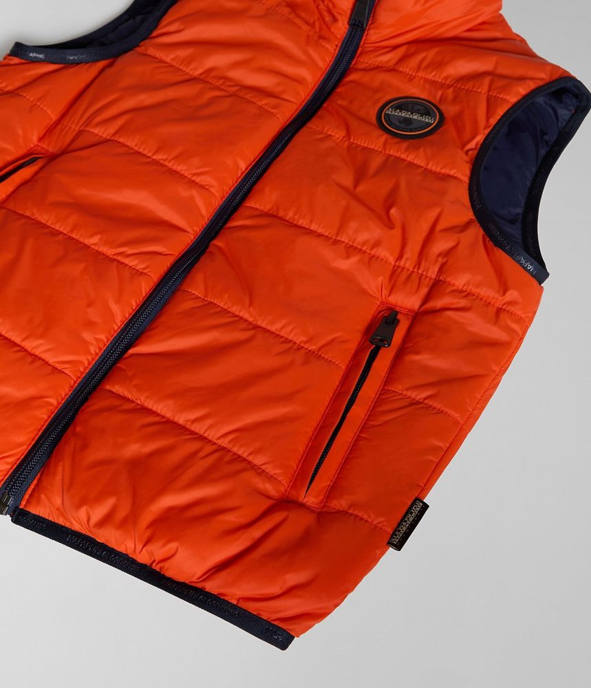 Napapijri Santafe Vest (4-16 YEARS) Gilet Kinderen Oranje | 1083426-ZY