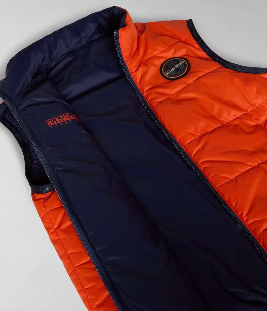 Napapijri Santafe Vest (4-16 YEARS) Gilet Kinderen Oranje | 1083426-ZY