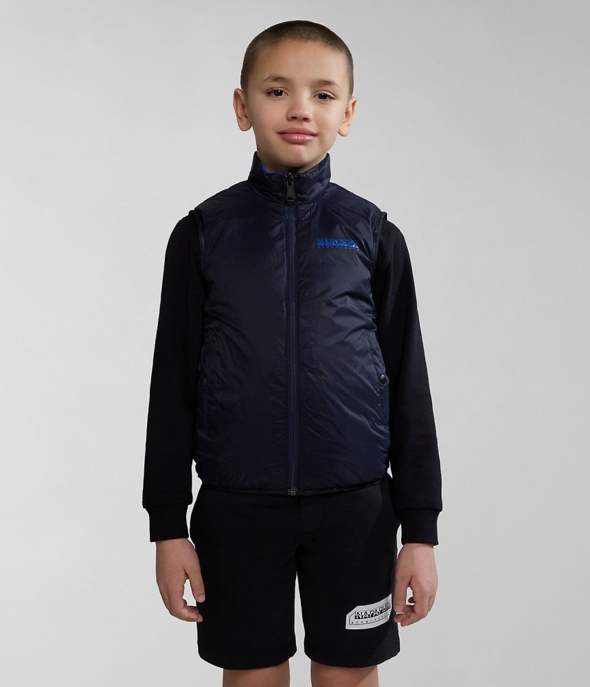 Napapijri Santafe Vest (4-16 YEARS) Gilet Kinderen Blauw | 2504793-VR